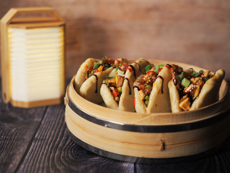 Vegane Gedämpfte Bao Buns mit Tofu-Gemüse-Füllung · Resteküche