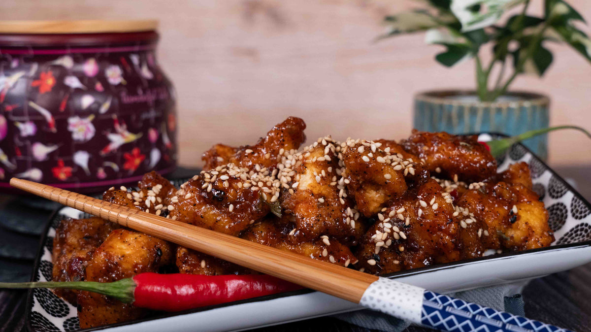 Marry Me Tofu · Crispy Sticky Tofu Chunks zum Verlieben