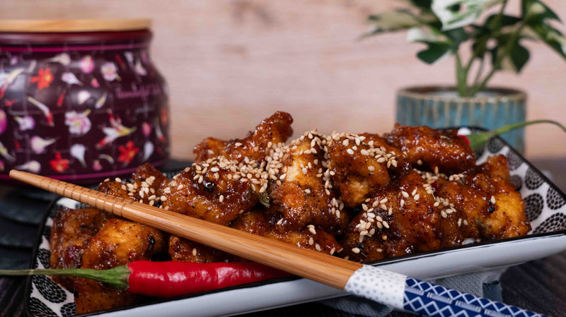 Marry Me Tofu · Crispy Sticky Tofu Chunks zum Verlieben