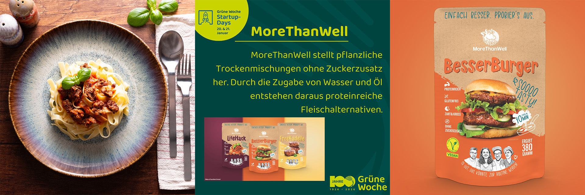 MoreThanWell überzeugt Jury und erreicht Top 10 der Grüne Woche Startup Days