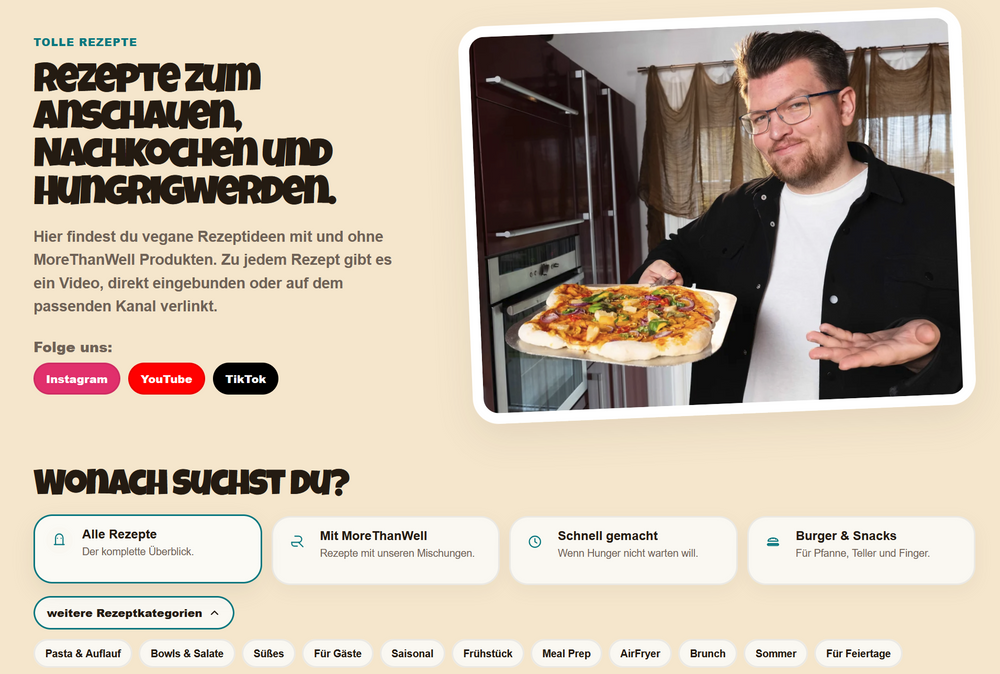 Mehr Stöbern, mehr Hunger, mehr Lust aufs Nachkochen - die neue Rezeptwelt ist online