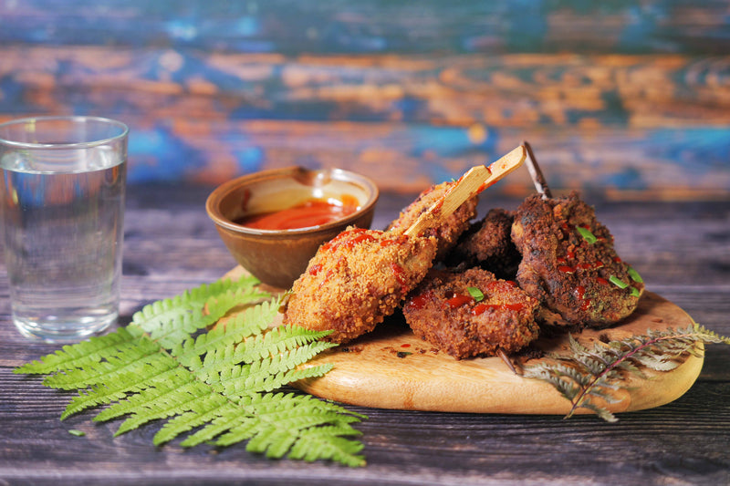 Vegane Dino Wings · Seitan Chicken Wings