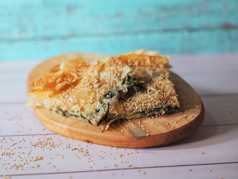 Veganer Spinat Feta Börek